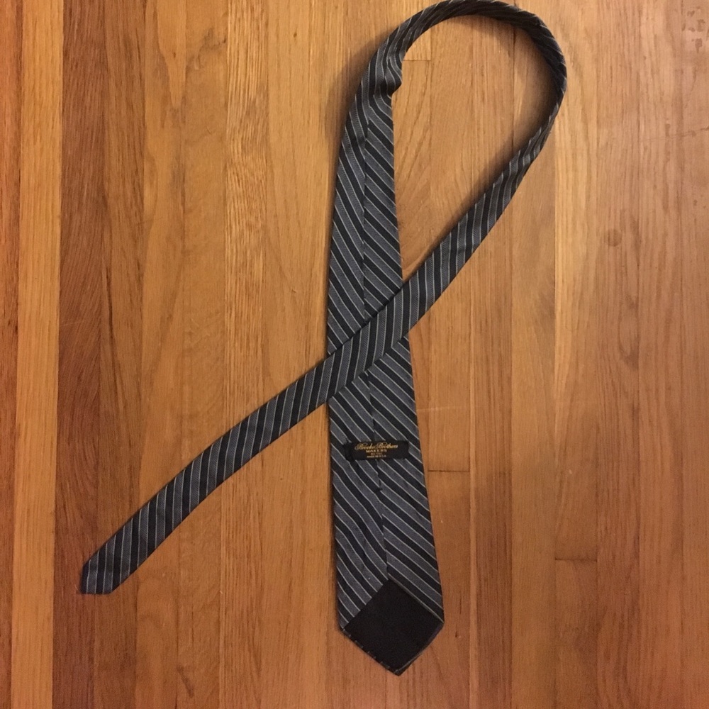 Brooks Brothers Blue Striped Tie