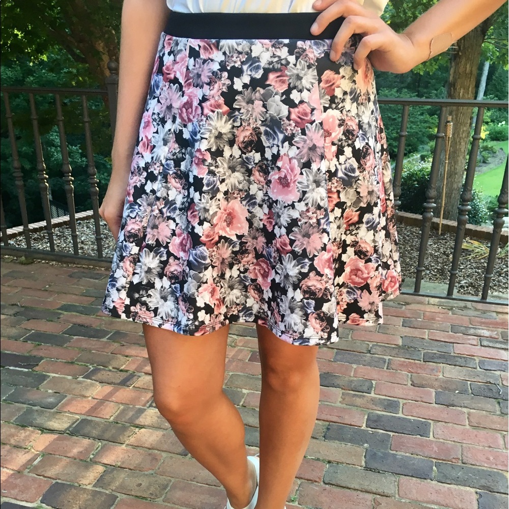 Floral Circle Skirt