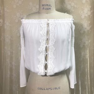 Solid Bell Sleeve Top