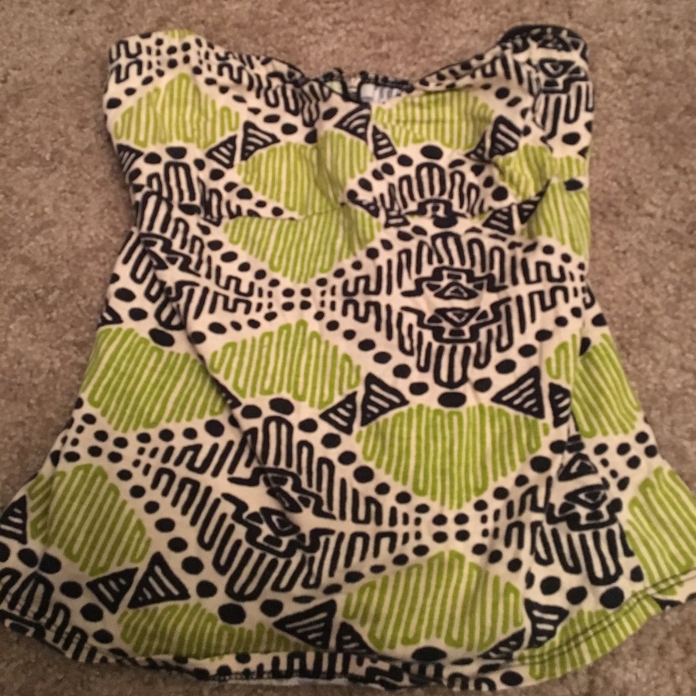 strapless tank