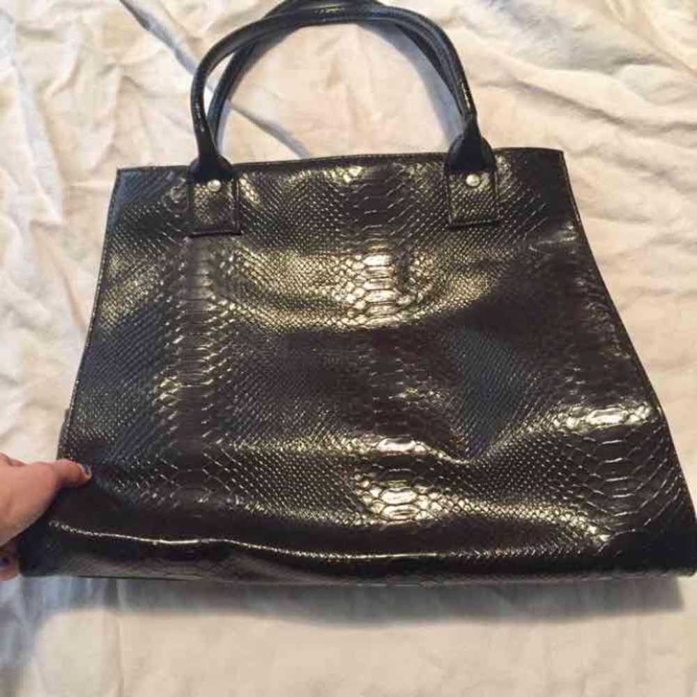 Black/Chocolate Lancôme bag