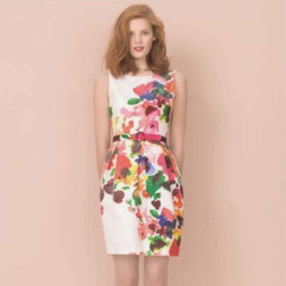 GORGEOUS Eliza J Floral Watercolor Dress