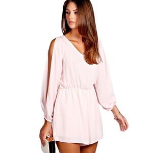 Boohoo Pink Romper