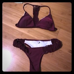 Zaful magenta bikini