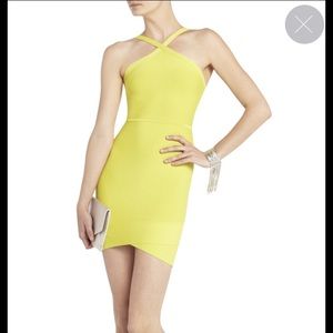 BCBG MAXARIA SUGI CRISS CROSS CALTER DRESS!