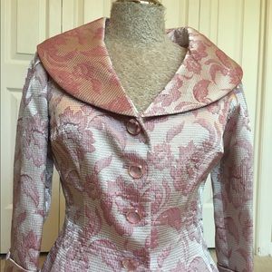 Vintage suit in light pink