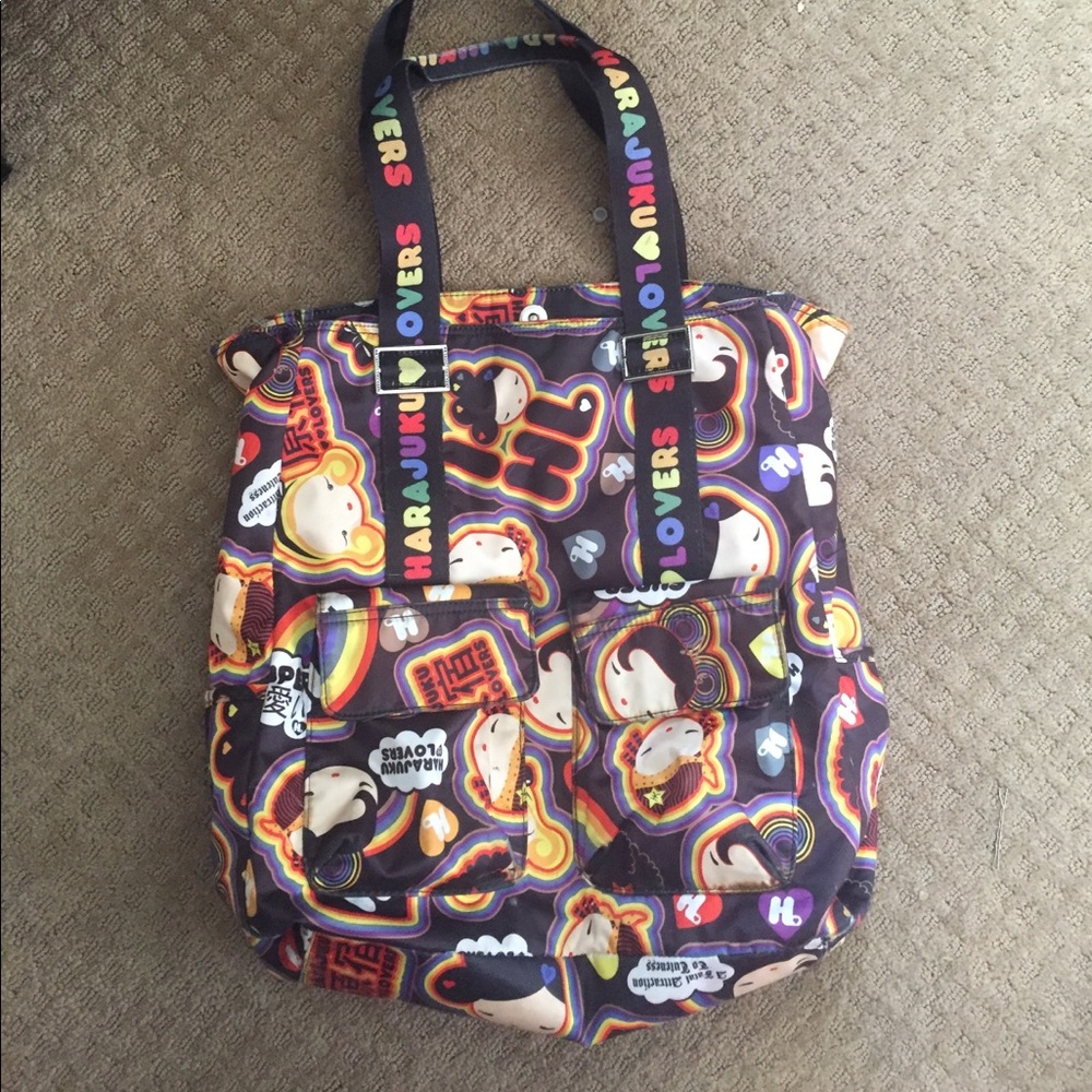 Harajuku Lovers  🌈 Rainbow Tote Bag