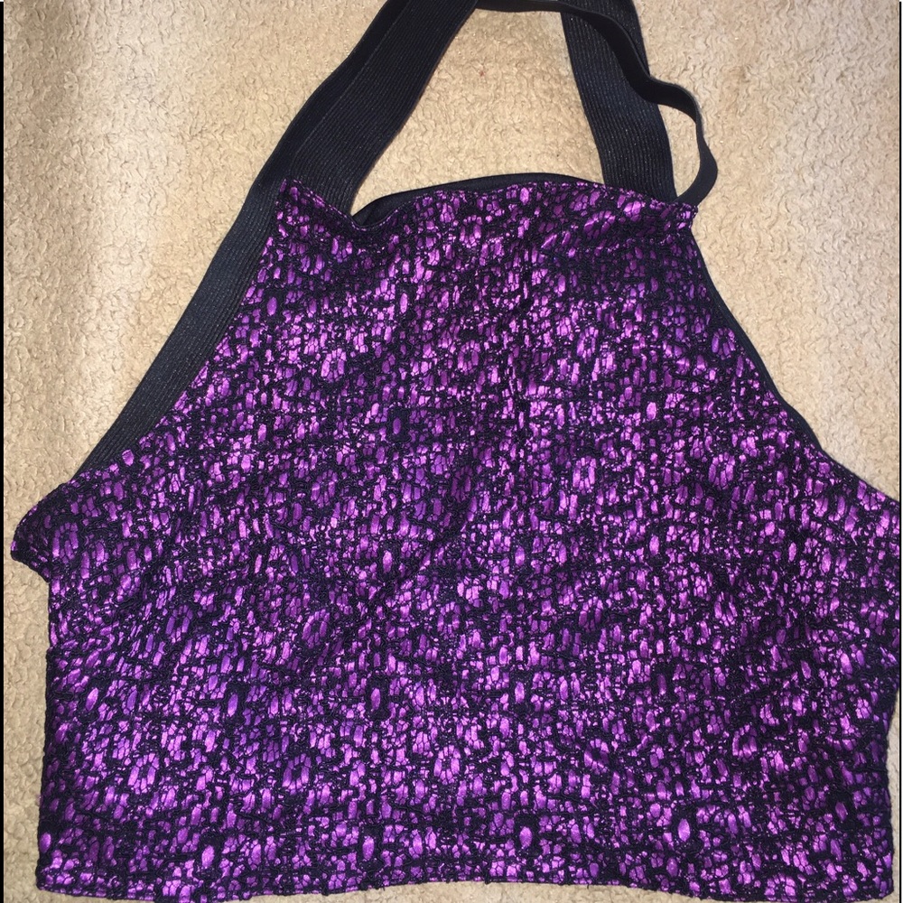 Nasty Gal Cross-back crop top