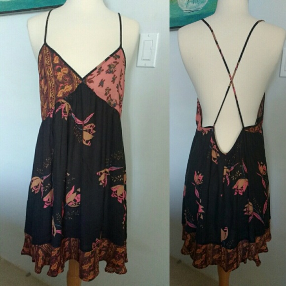 ❌nfs❌Sz M Free People Intimately All Mixed Up Slip - Picture 2 of 3