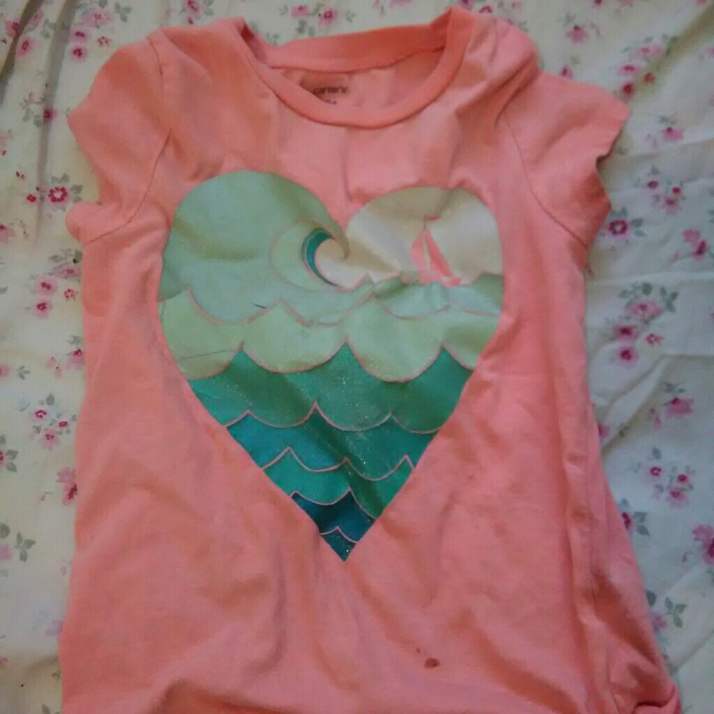 Simple kids girly tshirt
