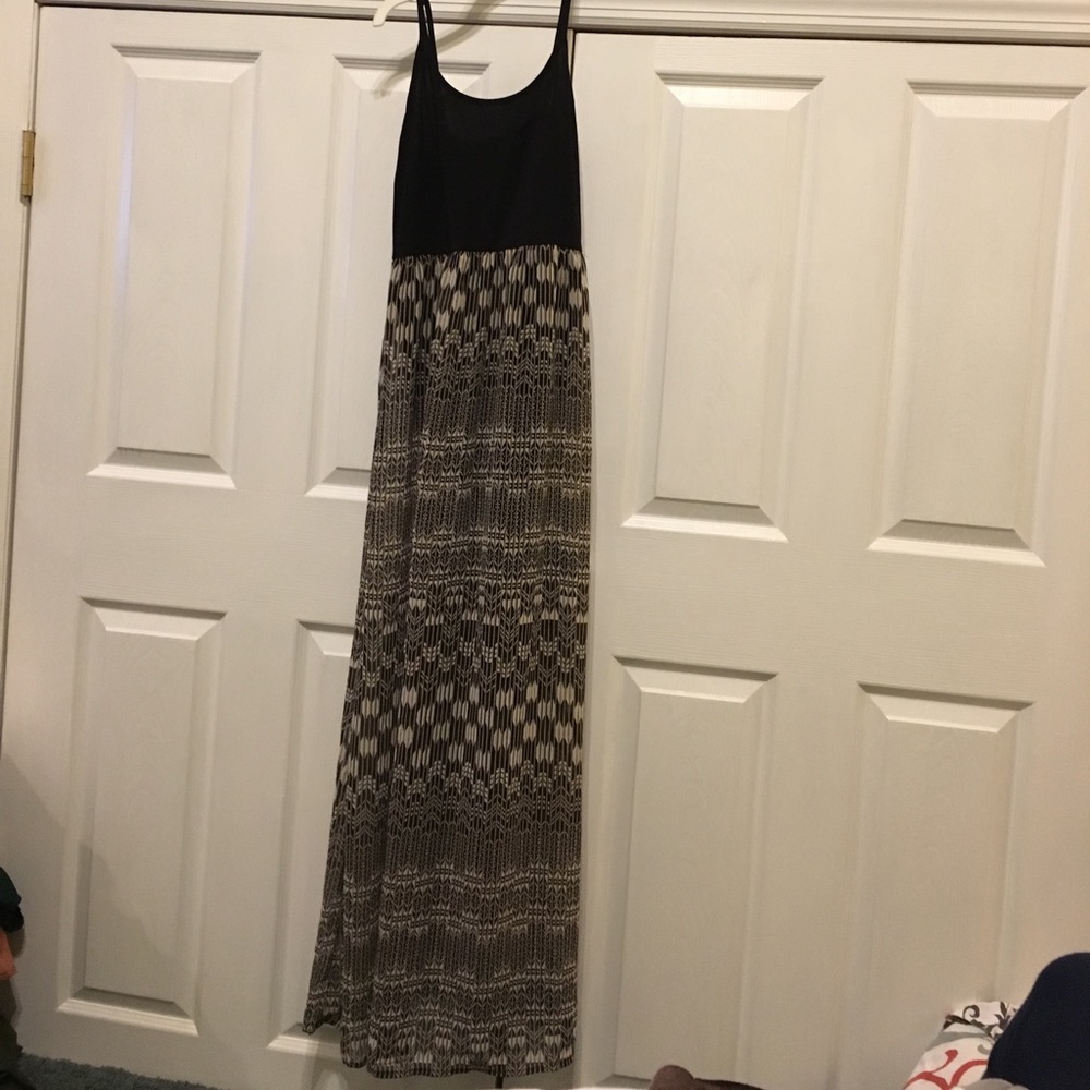 Printed maxi dress