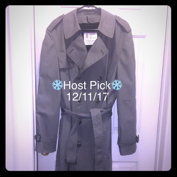 London Fog Other - Host Pick🎉Grey Men's Raleigh long trench coat