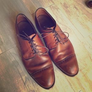 Madison Ave Cap Toe Derby in Dark Chili