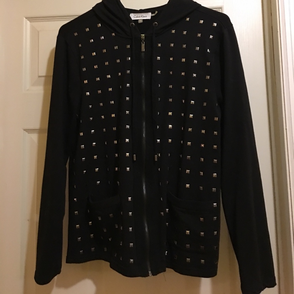 Calvin Klein studded hoodie