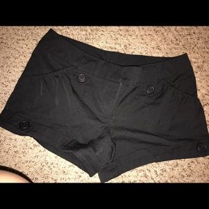 Black dressy shorts