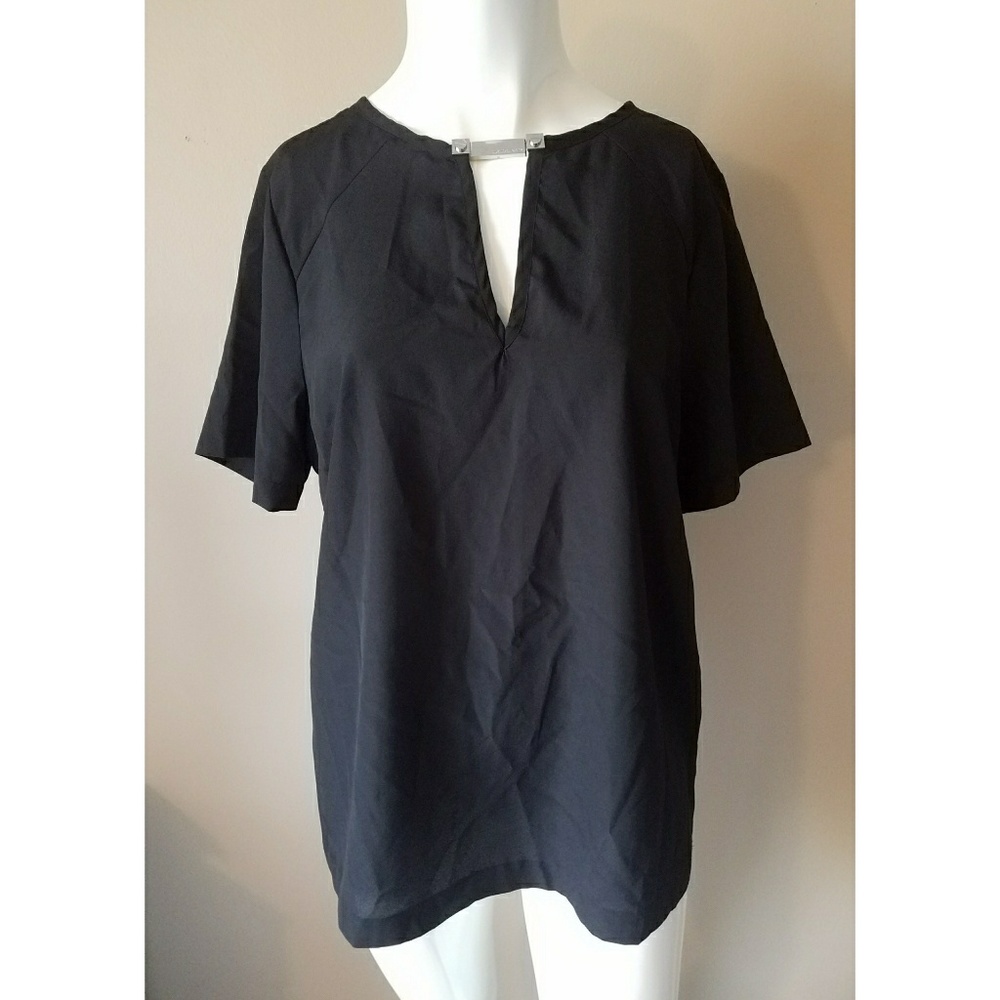 Michael Kors Clasp Neck Top