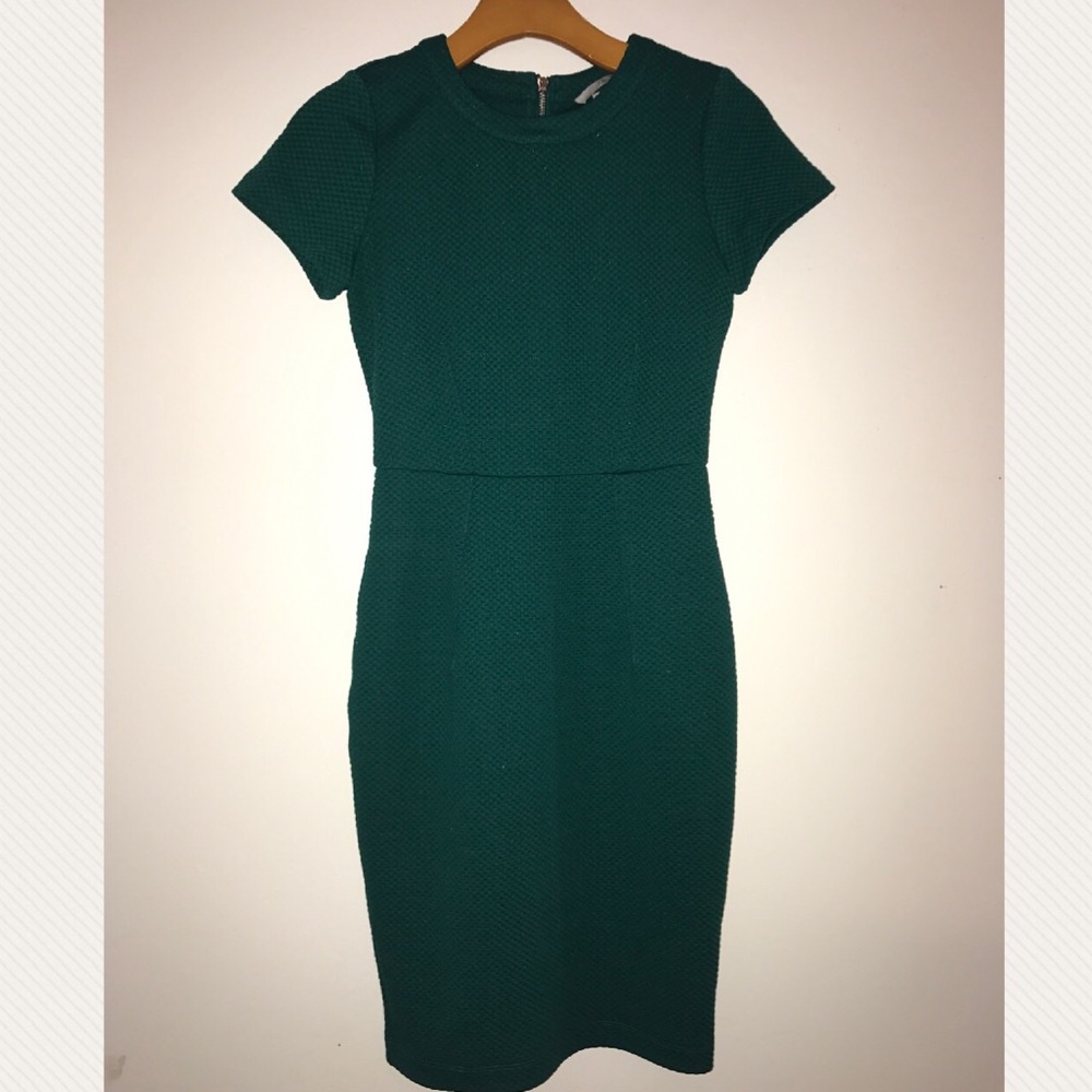 Emerald h&m dress