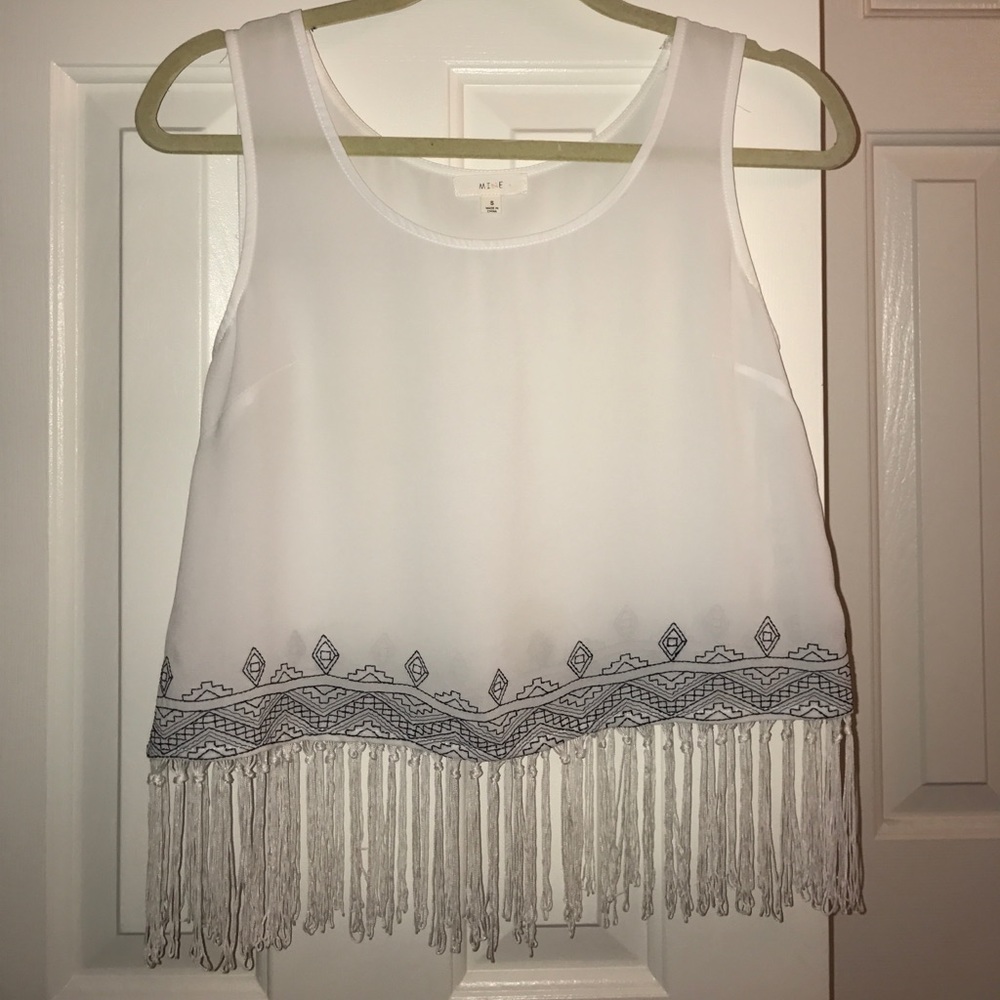 Tribal fringe top