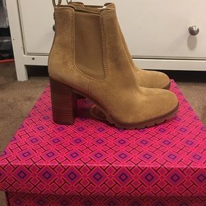 Tory Burch suede booties