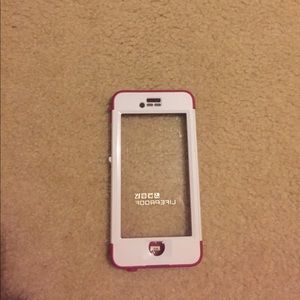 Life proof iphone 6 case -- clear and pink