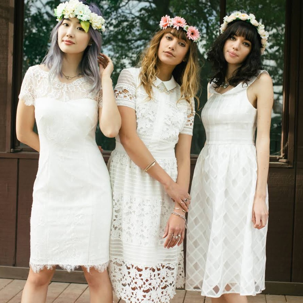 Modcloth Sway You Will Short Wedding Dress