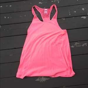 PINK pink racerback tunic