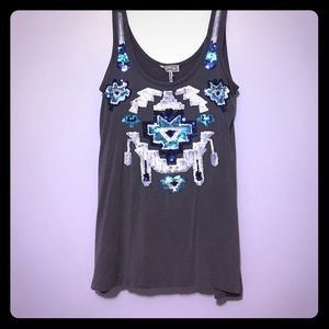 Kirra Sequin Tank Top