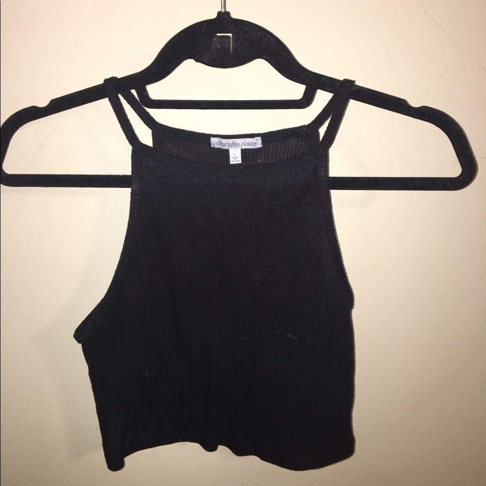 Ribbed Charlotte Russe crop top