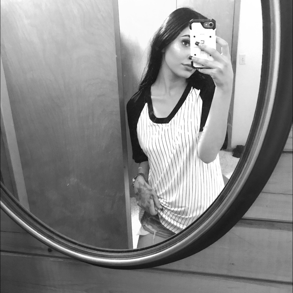 Brandy Melville baseball tee