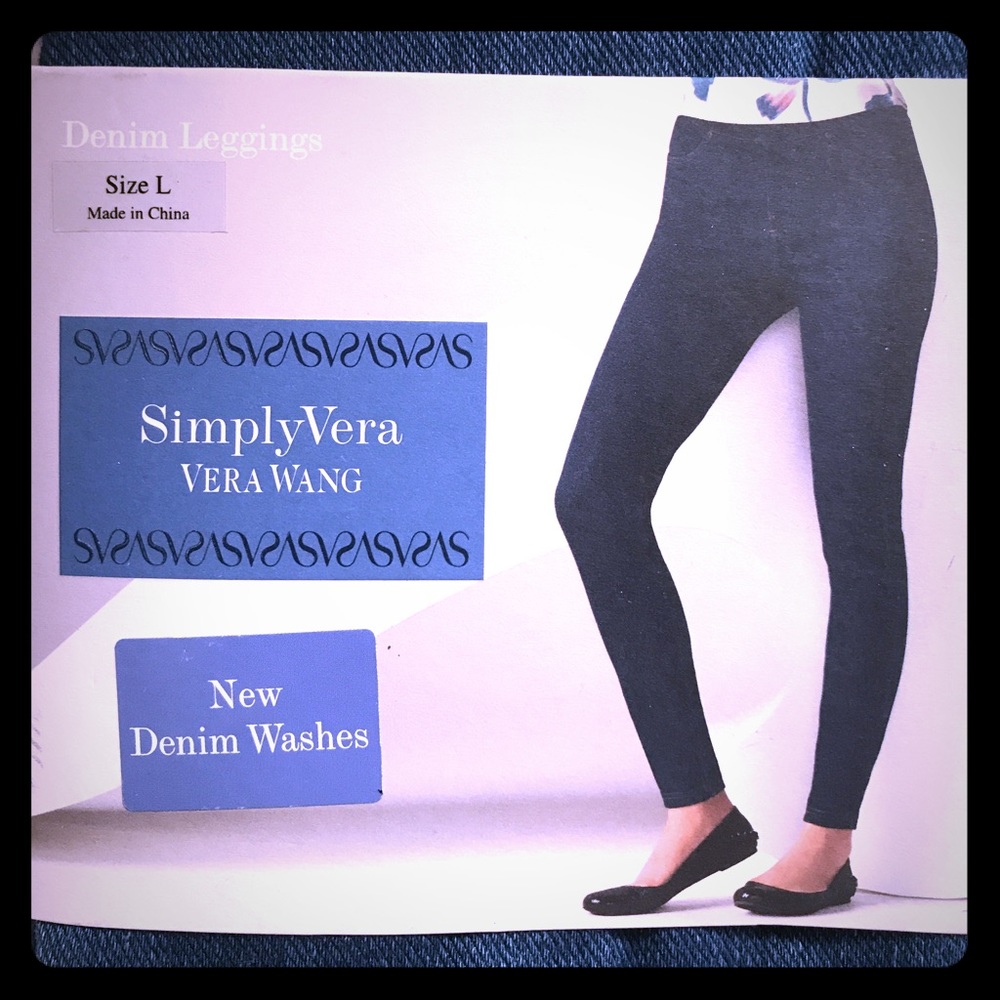 Denim Leggings - Simply Vera - Size L - NEW!