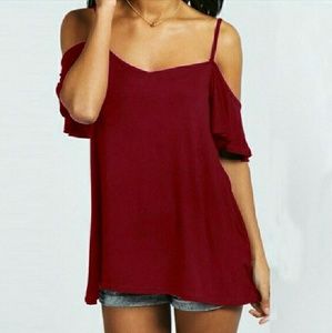 Red-wine soft, comfy and sexy tee