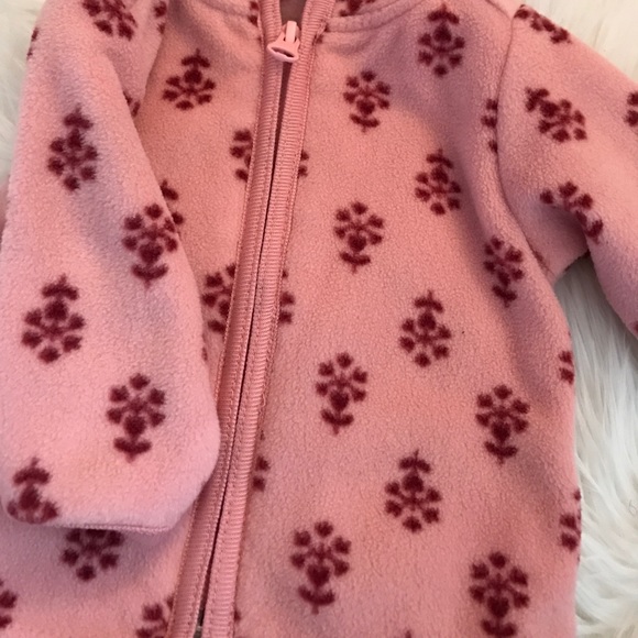 Old navy fleece zip up hoodie - Picture 2 of 4