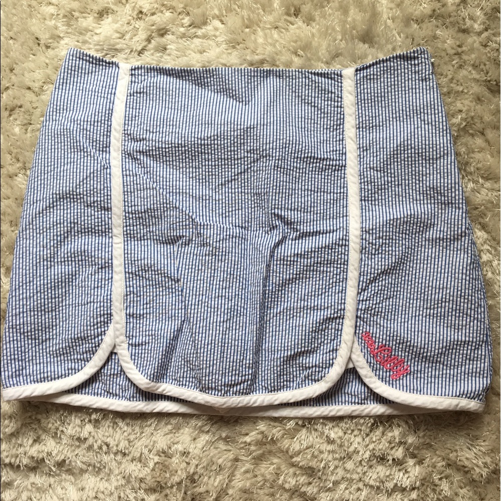 Lilly Seersucker skort! EUC! Love this!
