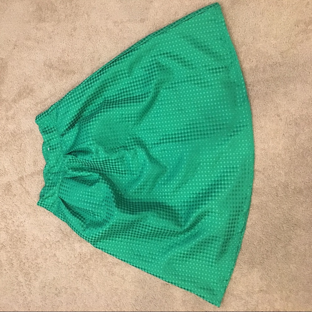 Green skirt