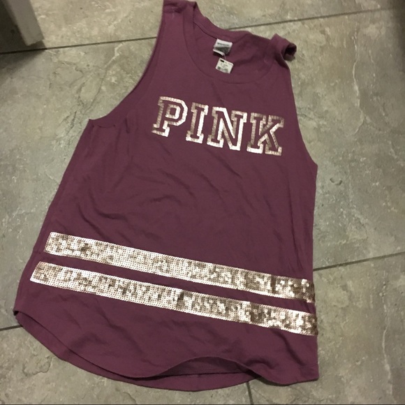 PINK Victoria's Secret Tops - Marooned and sequined bling top