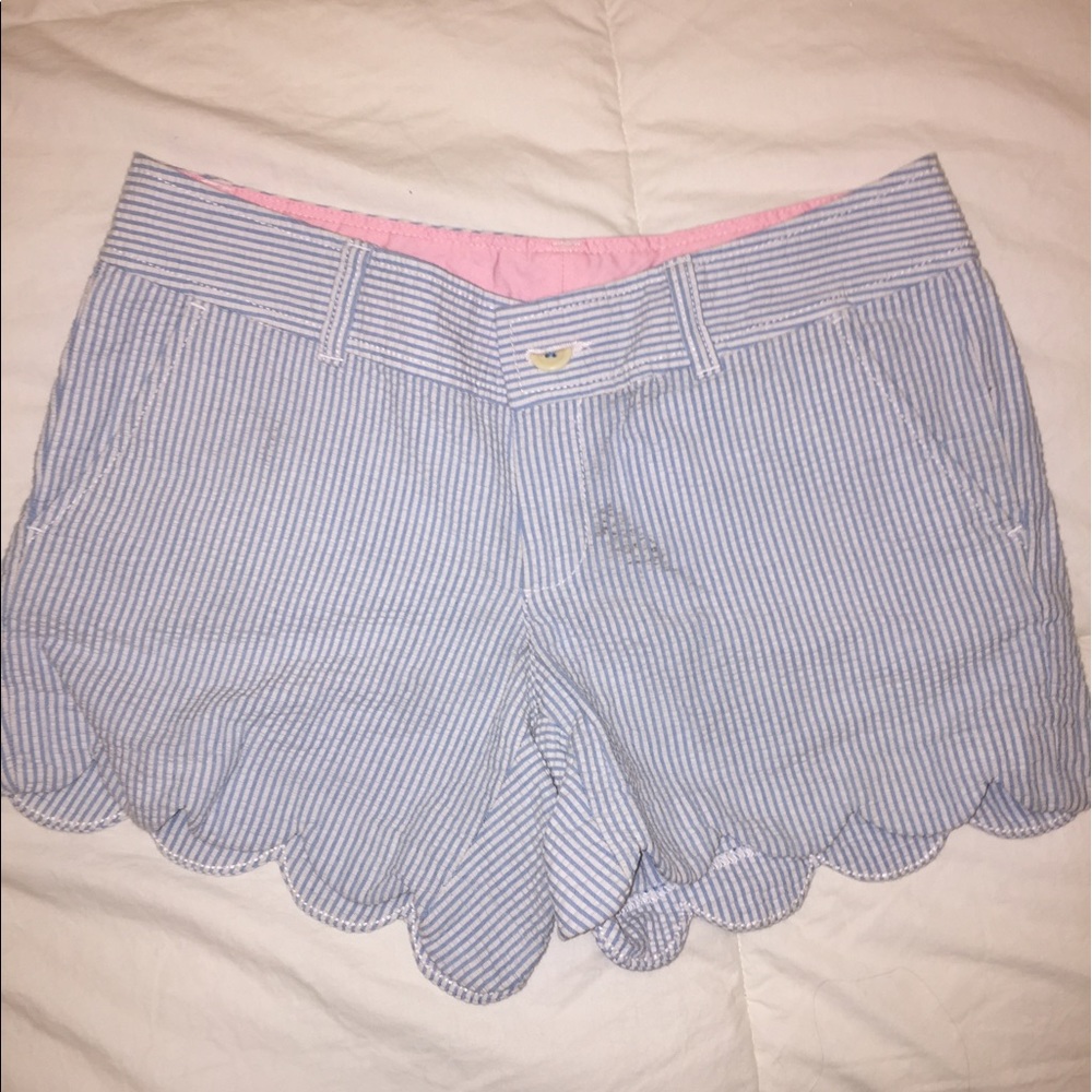 Lilly Pulitzer Seersucker Buttercup Shorts