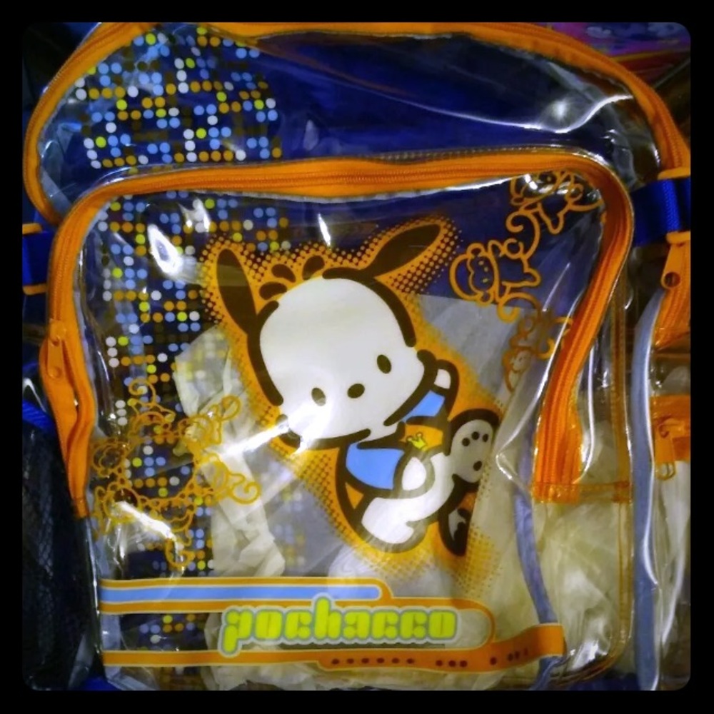 Sanrio Pochacco vinyl backpack
