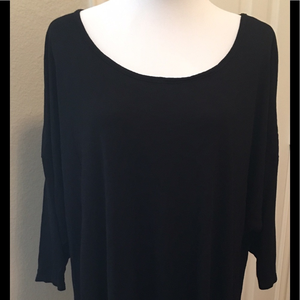 Black Open Back Top