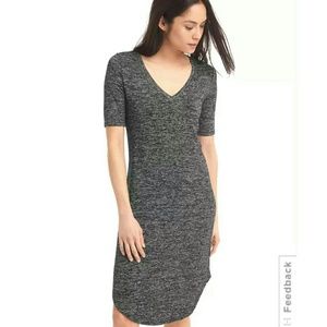 Gap SoftSpun V-Neck Midi Dress