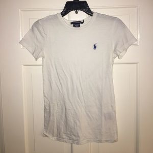 Xs white Ralph Lauren polo t shirt