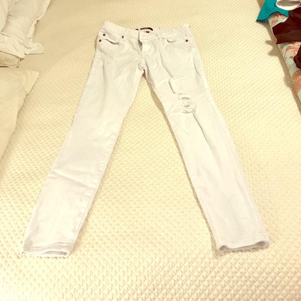White jeans