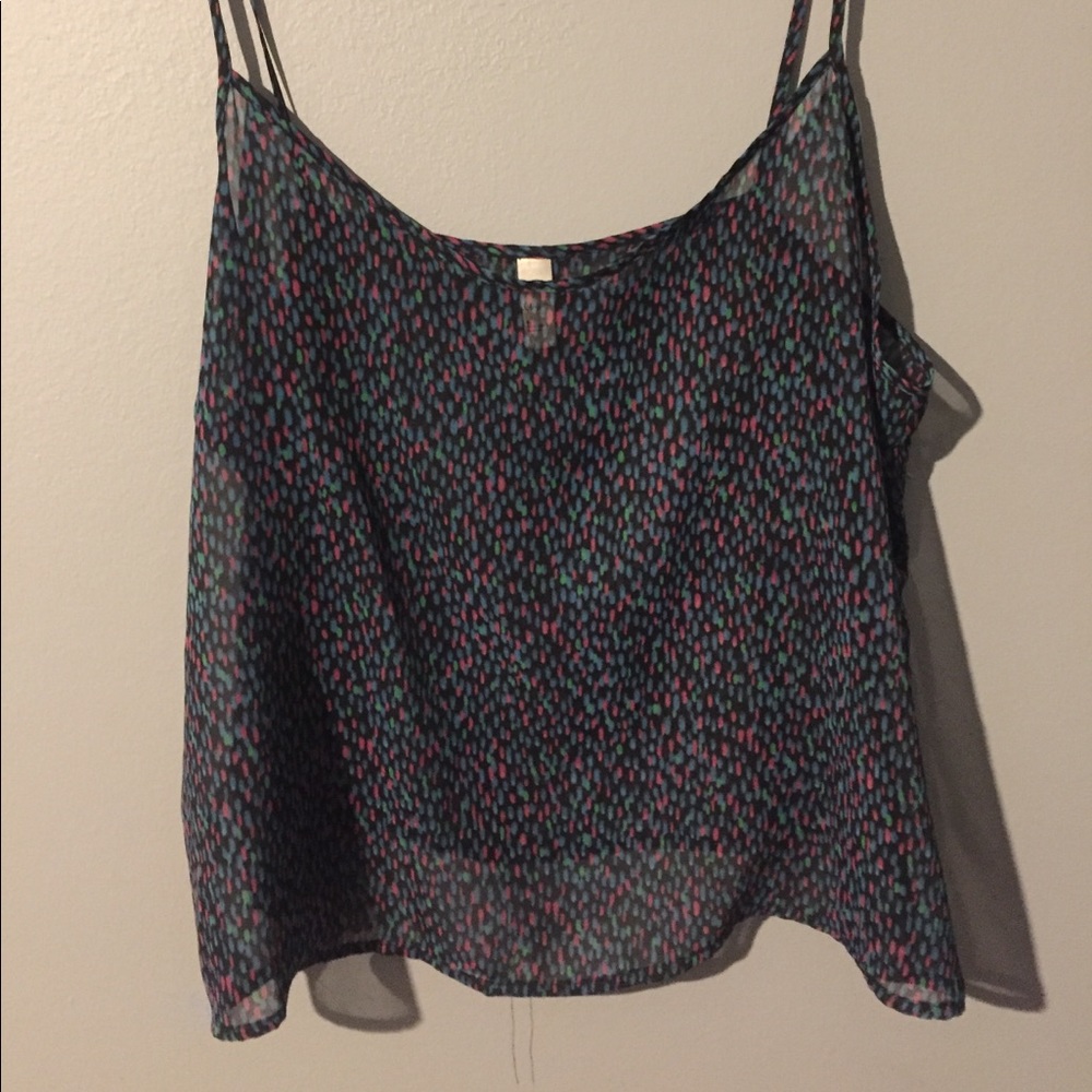 Sheer chiffon top