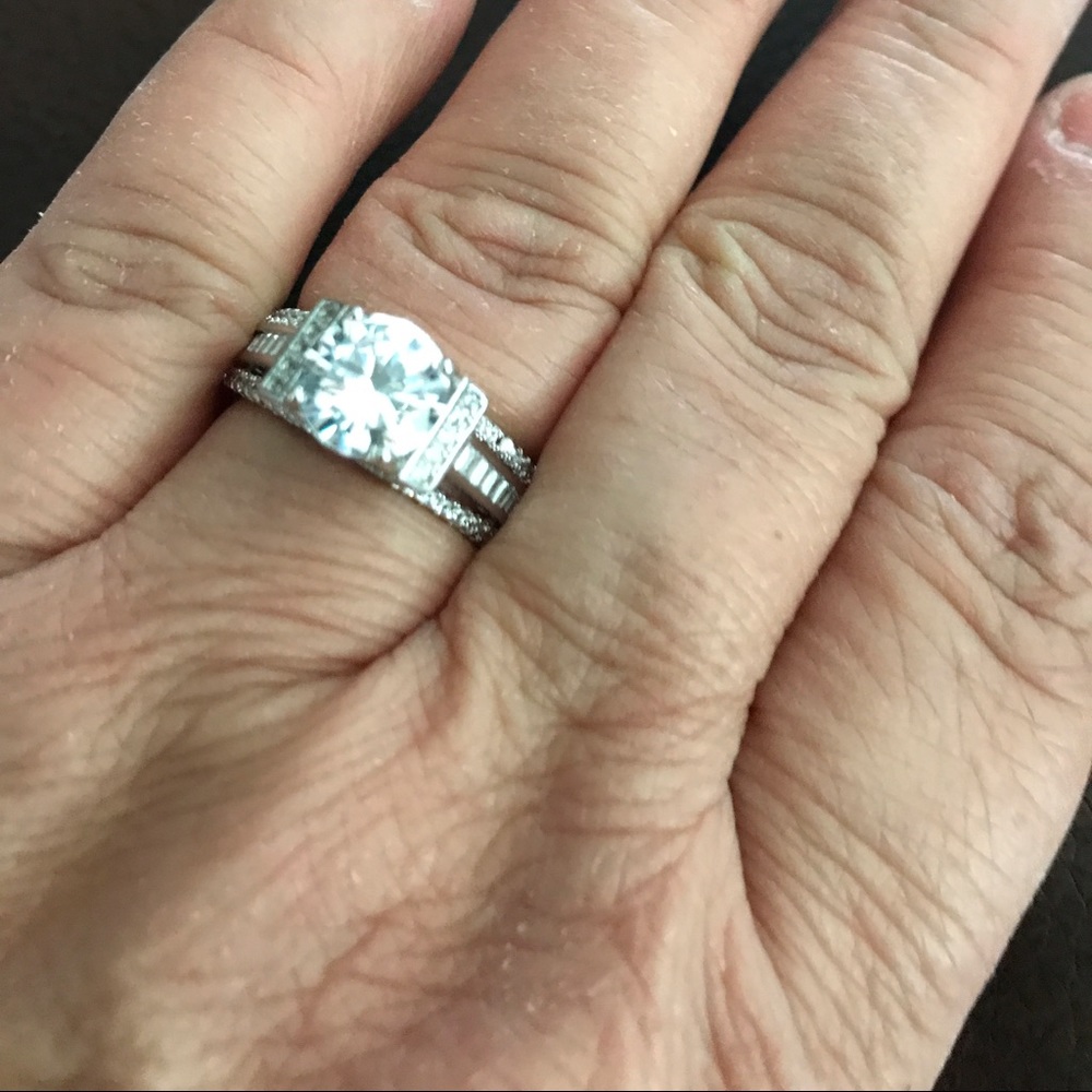 Woman's engagement ring