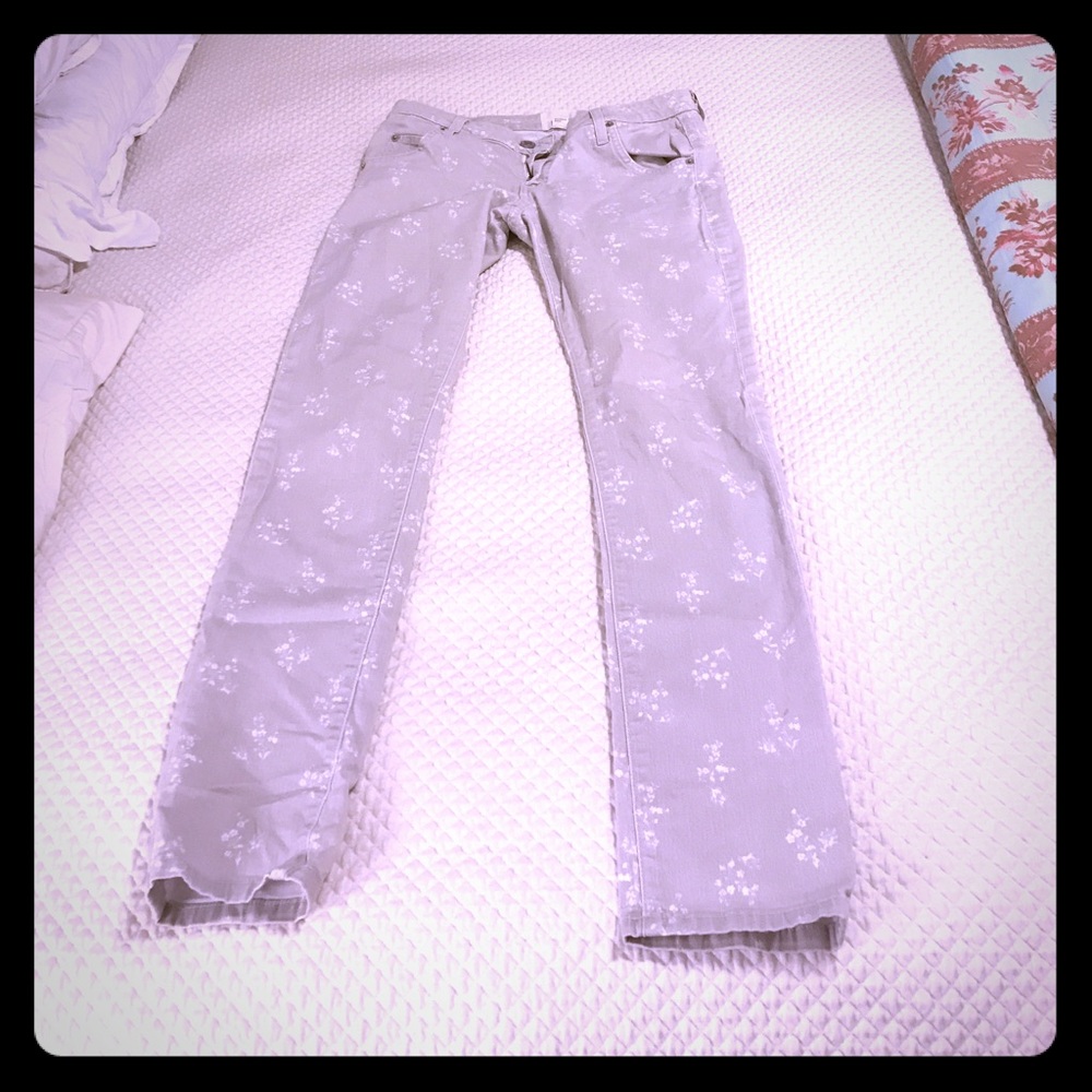 Patterned jeans
