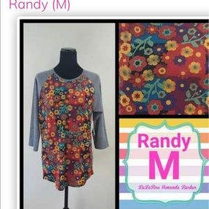 New Lularoe Randy Baseball Tee