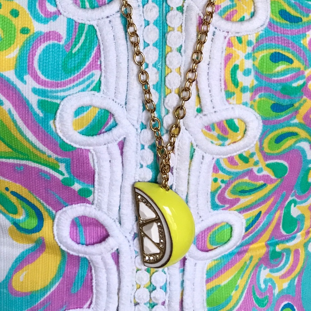 🍋NWT Kate Spade Lemon Necklace🍋32".