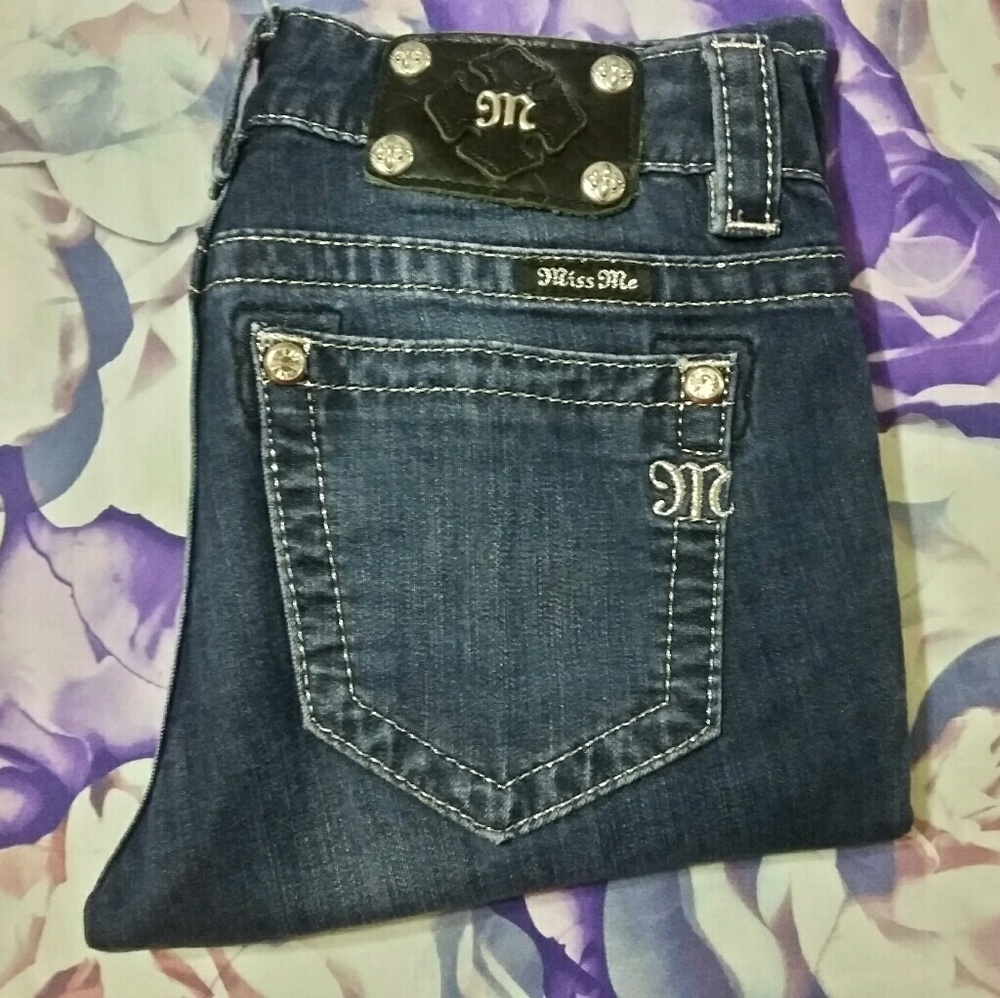 Embellished Miss Me Skinny Jeans