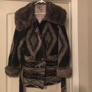 Aztec fur coat