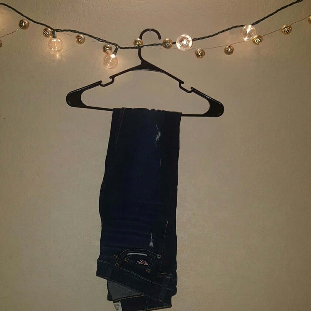 Hollister: Dark Wash Skinny Jeans