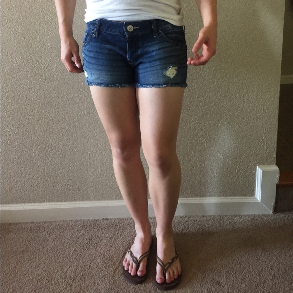 Express jean shorts size 2